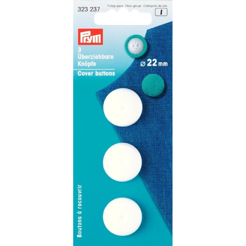 323 237 over buttons 22 mm - prym