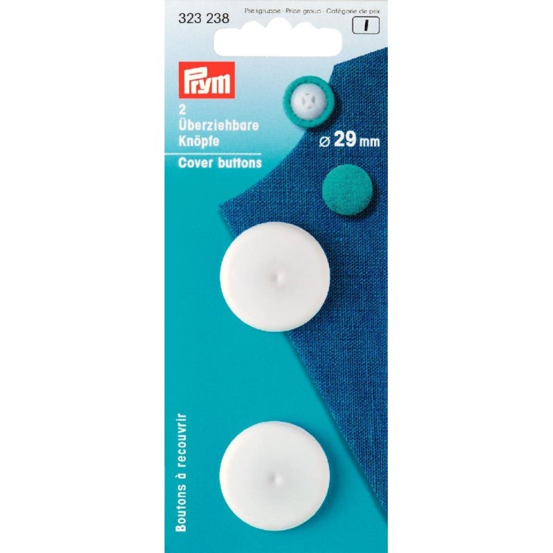 323 238 cover buttons 29 mm - prym