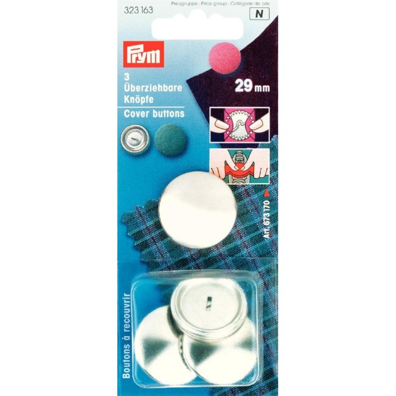 323 163 cover buttons 29 mm - prym