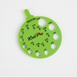 knitpro pindemåler - strikkepinde