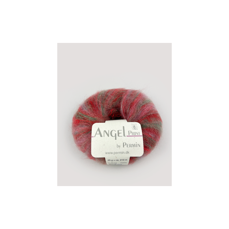 Angel print mohair