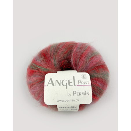 Angel print mohair