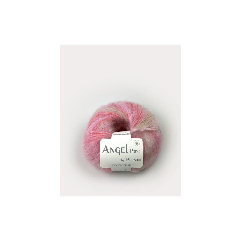 Angel print mohair