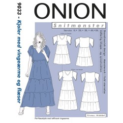 Onion symønstre voksen store størrelser