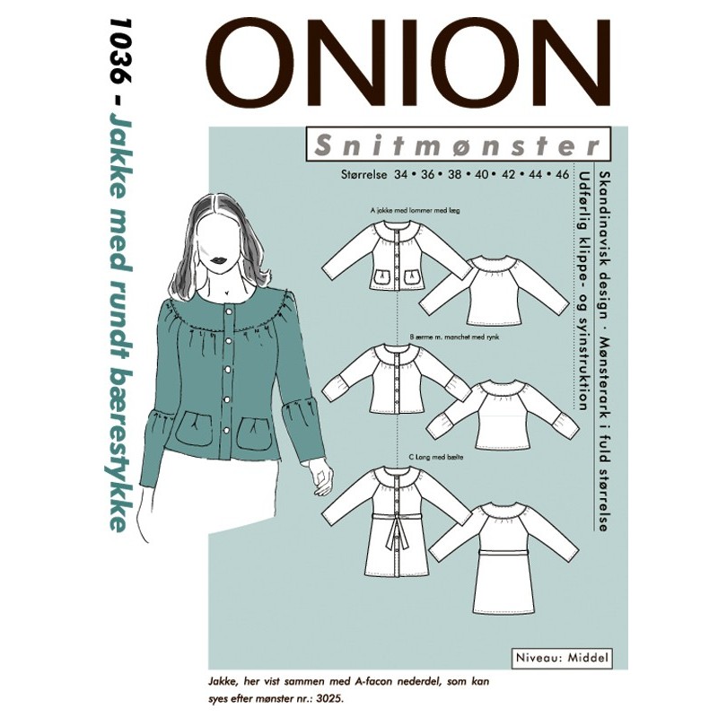 Onion symønstre voksen