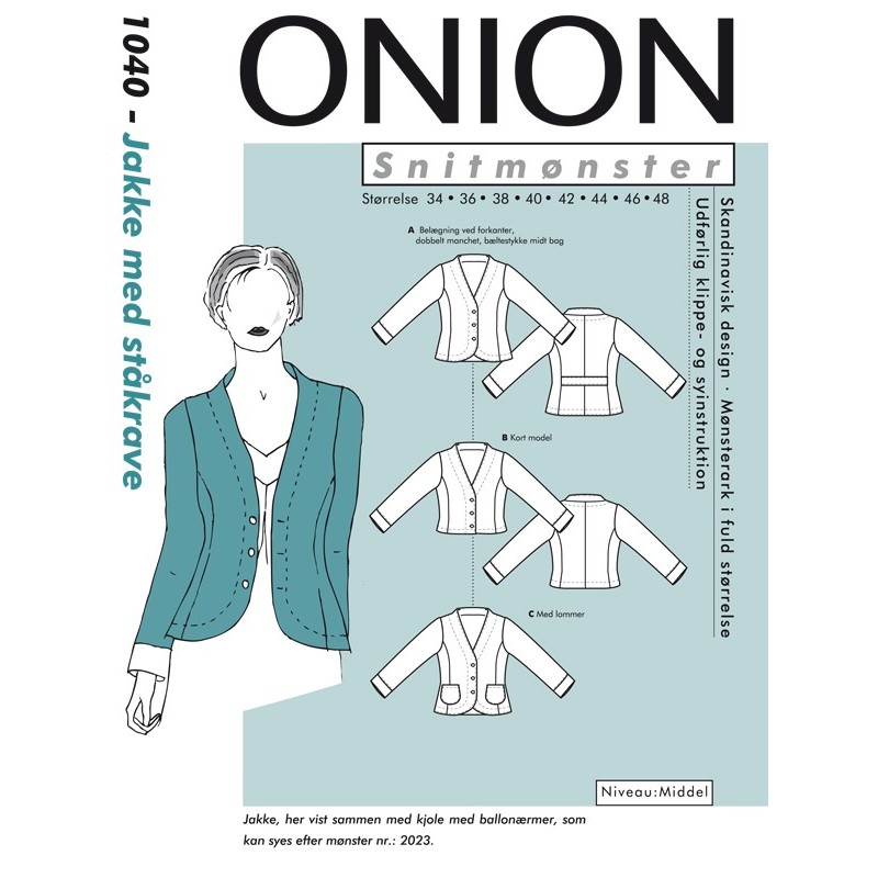 Onion symønstre voksen