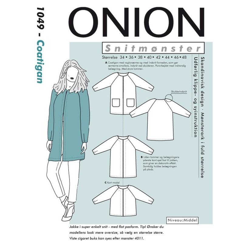 Onion symønstre voksen