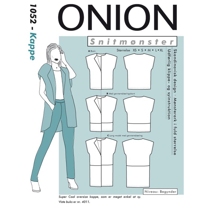Onion symønstre voksen