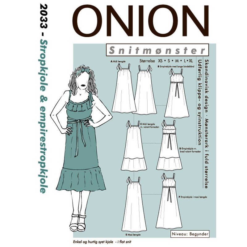 Onion symønstre voksen