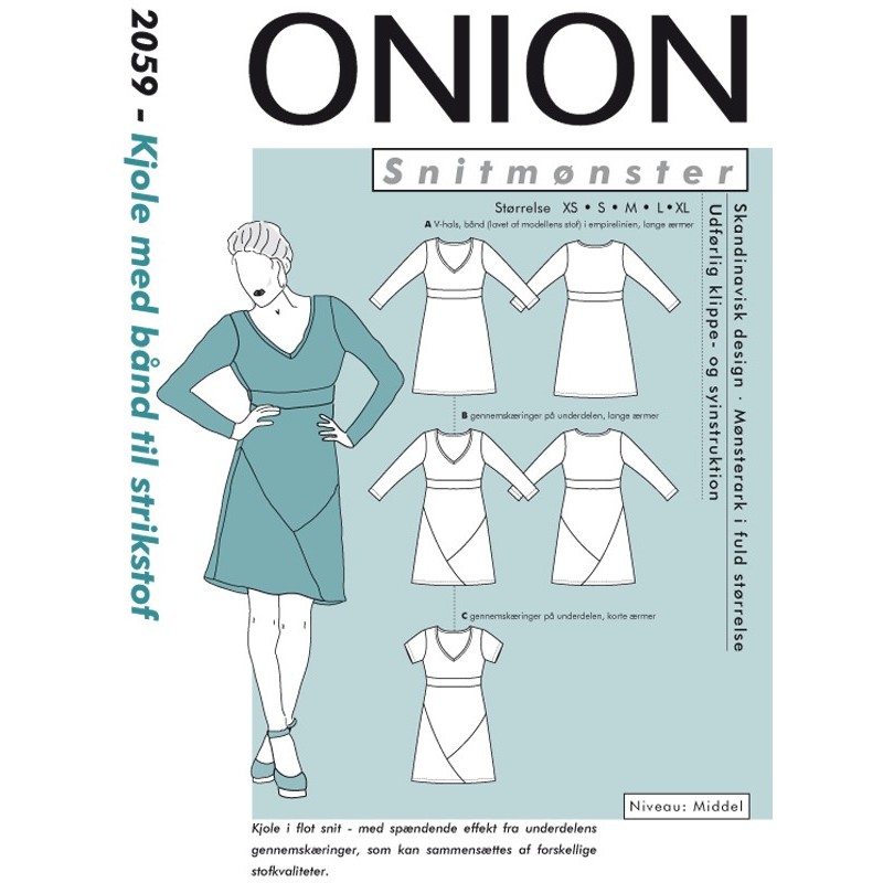 Onion symønstre voksen