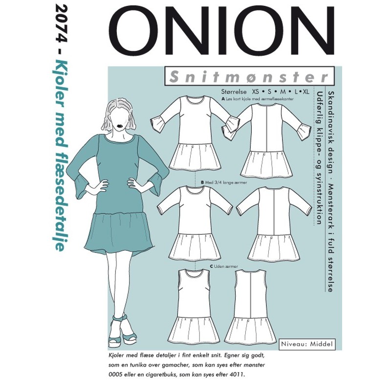 Onion symønstre voksen