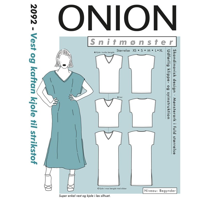 Onion symønstre voksen