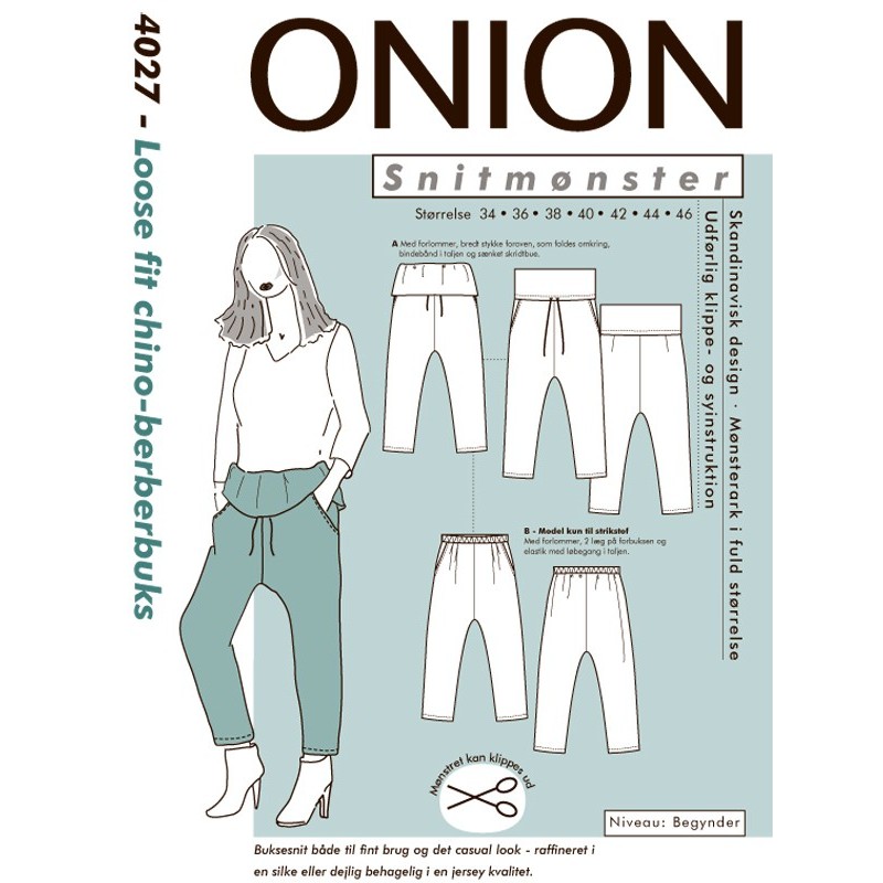 Onion symønstre voksen