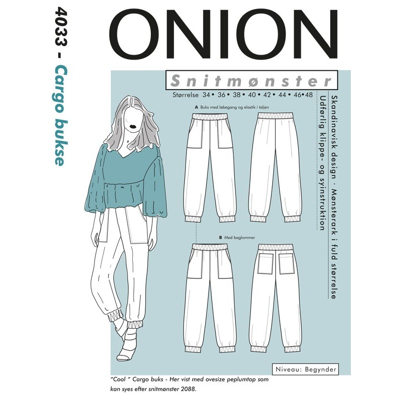 Onion symønstre voksen