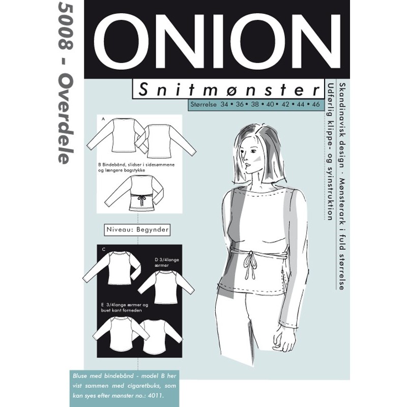 Onion symønstre voksen