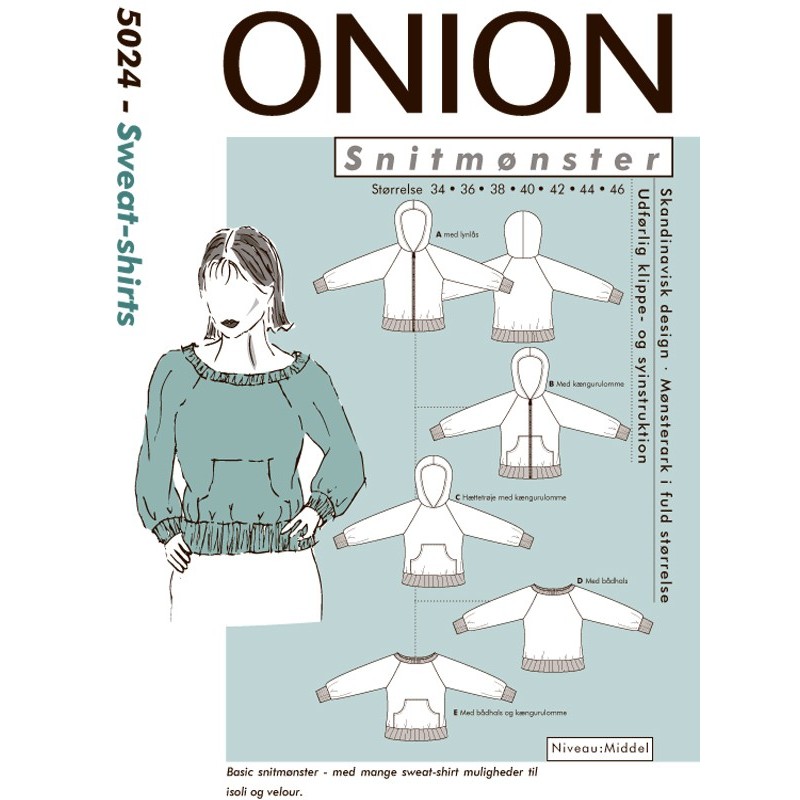 Onion symønstre voksen