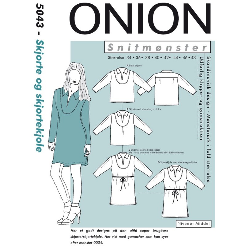 Onion symønstre voksen