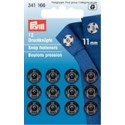 341 166 prym tryklåse - 11 mm sort