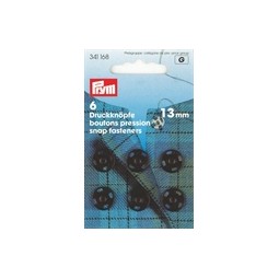 341 168 prym tryklåse - 13 mm sort