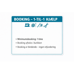 booking 1 til 1 hjælp