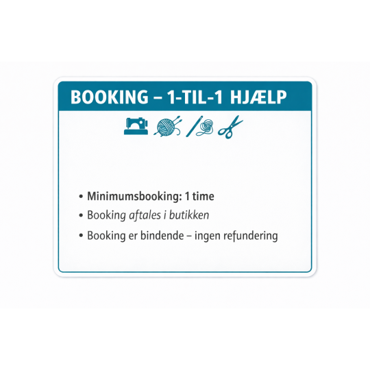 booking 1 til 1 hjælp