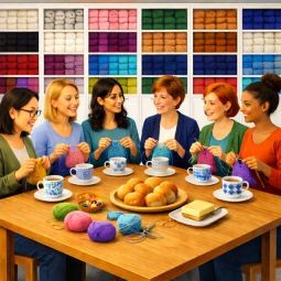 Krea aften med garn 18-02-2026