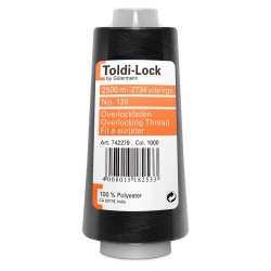 Toldi lock overlocktråd - gütermann