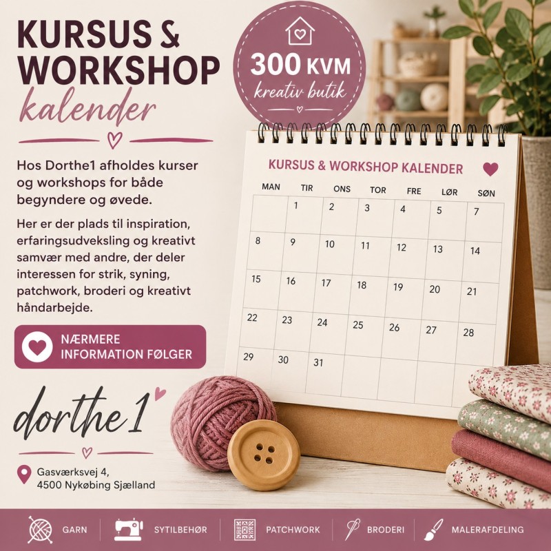 kurser og workshop kalender