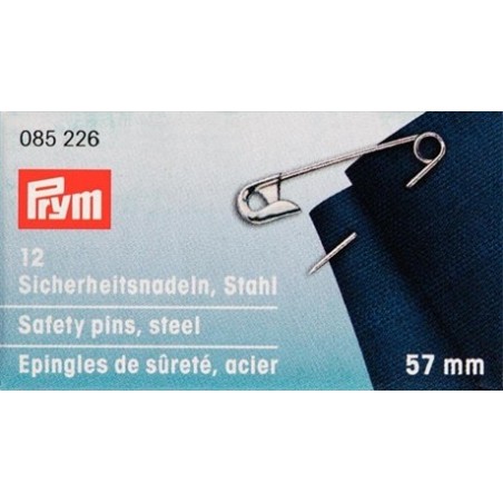 sikkerhedsnåle i stål - prym