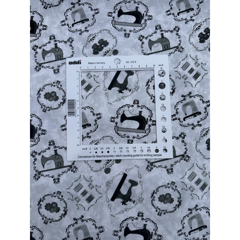 patchworkstof - hvid bund