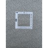 patchworkstof - hvid bund