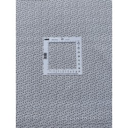 patchworkstof - hvid bund