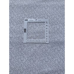 patchworkstof - hvid bund