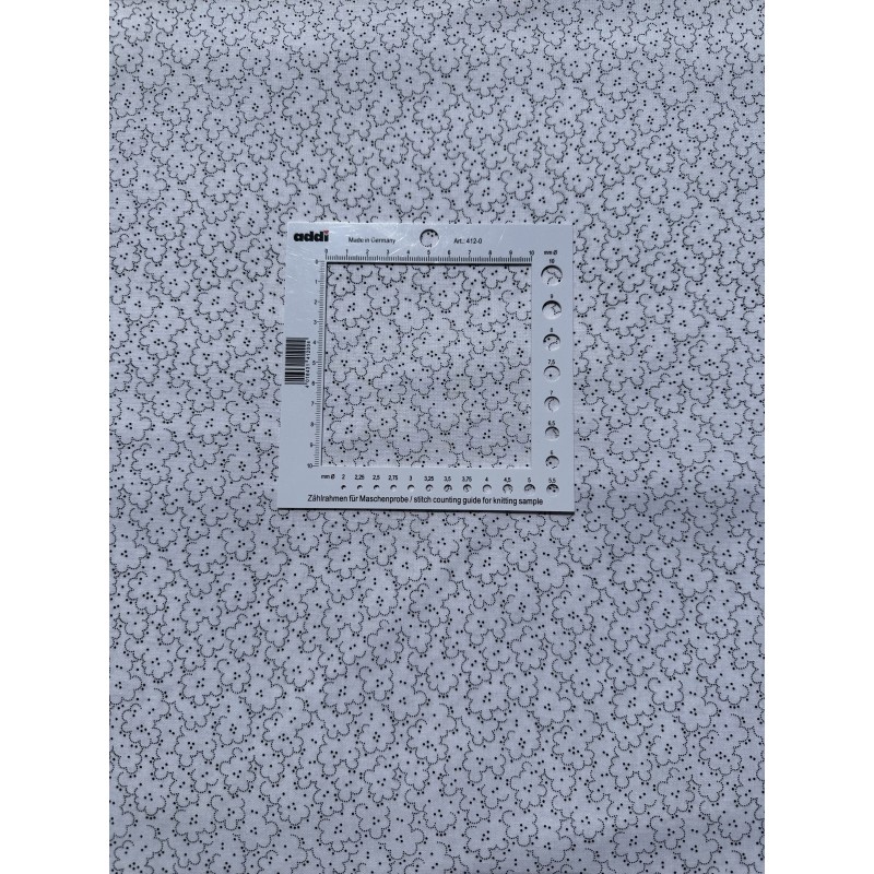 patchworkstof - hvid bund