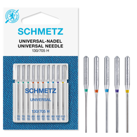 schmetz - symaskinenåle - 10 stk universal mix