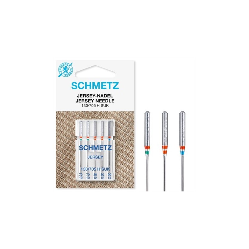schmetz - symaskinenåle - 5 stk jersey mix